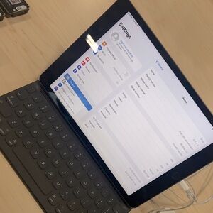 Apple I- P A D Gen 9th wifi plus Cell service with phone number and SIM card